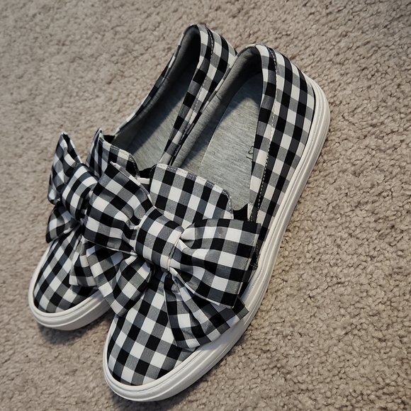Oversized Bow Slip On Sz 8.5 - Picture 2 of 6